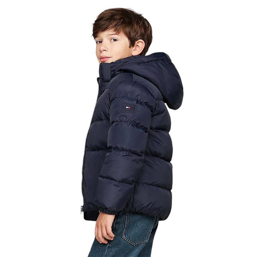 Piumino relaxed fit con cappuccio Tommy Hilfiger | THKB0KB08341DW5X
